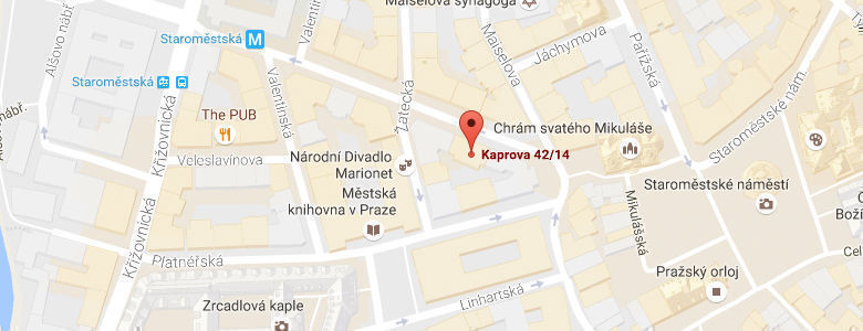 Kaprova 42/14, 110 00 Praha 1